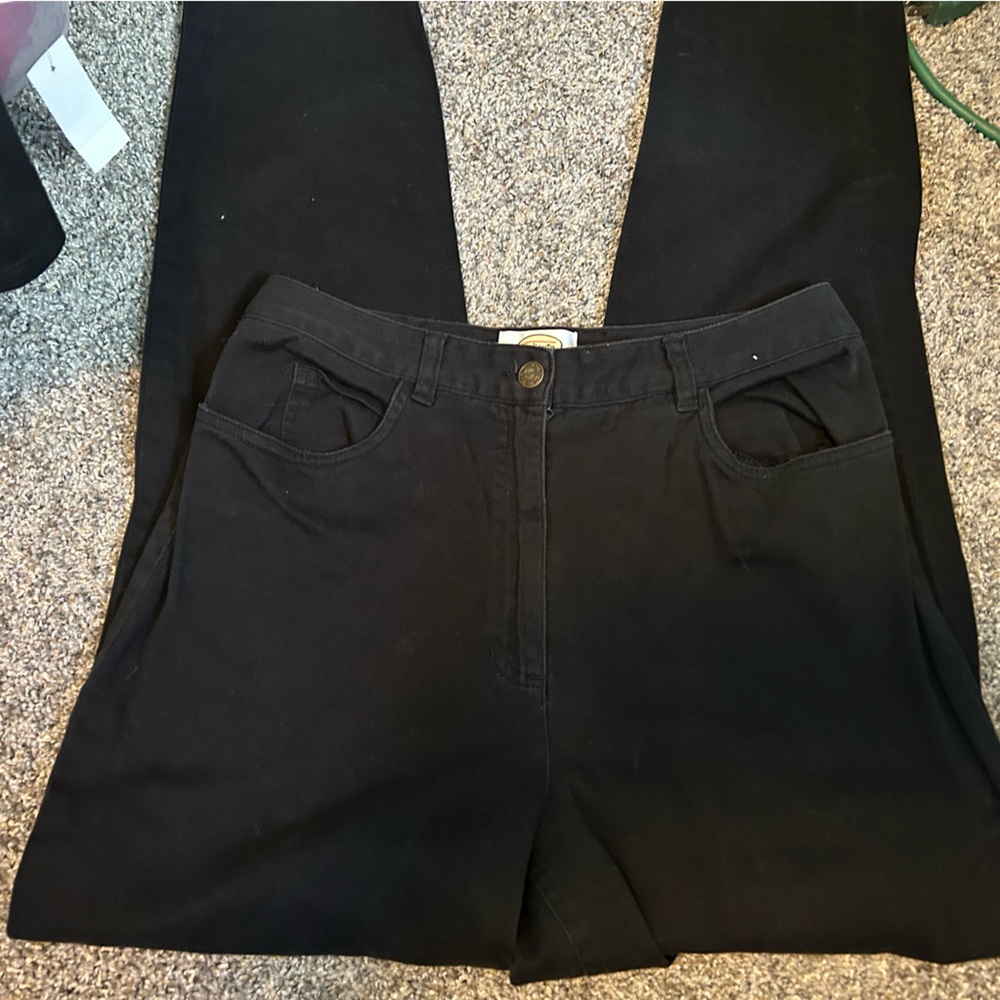 Talbots Women's Black Flare Jeans